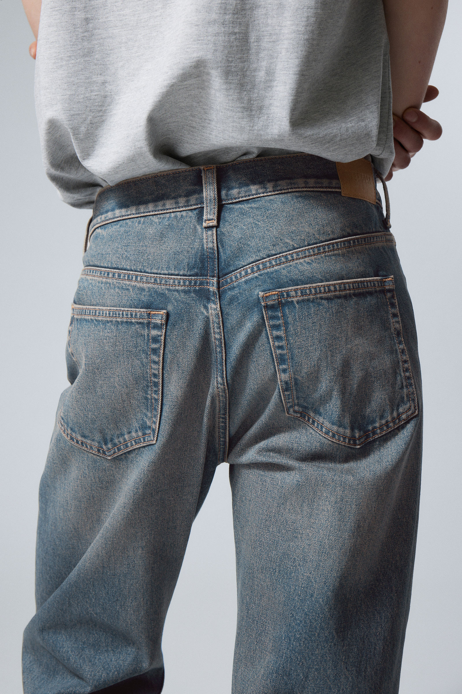 space relaxed straight jeans - Steel Blue | Weekday EU