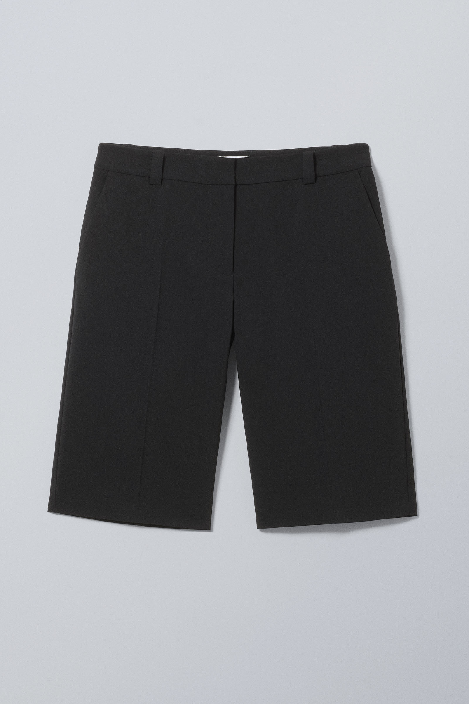 knee length suiting shorts Black Weekday GB