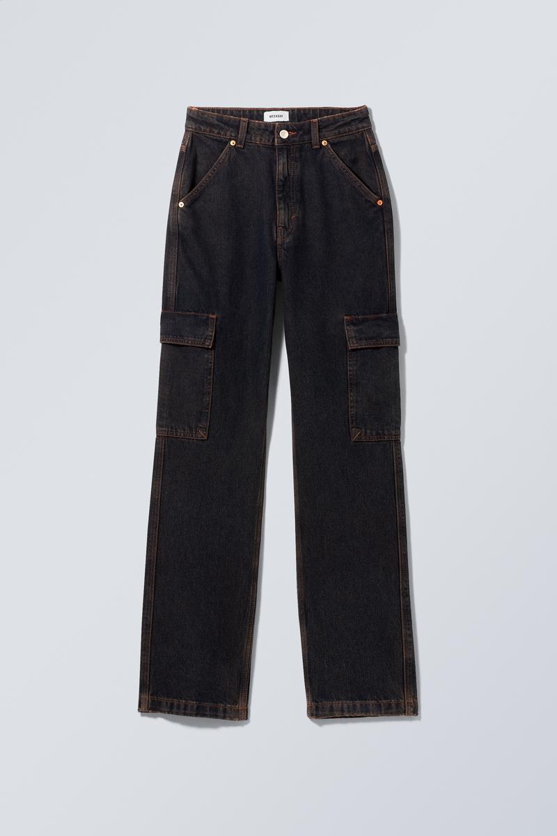 Area High Denim Cargo Trouser