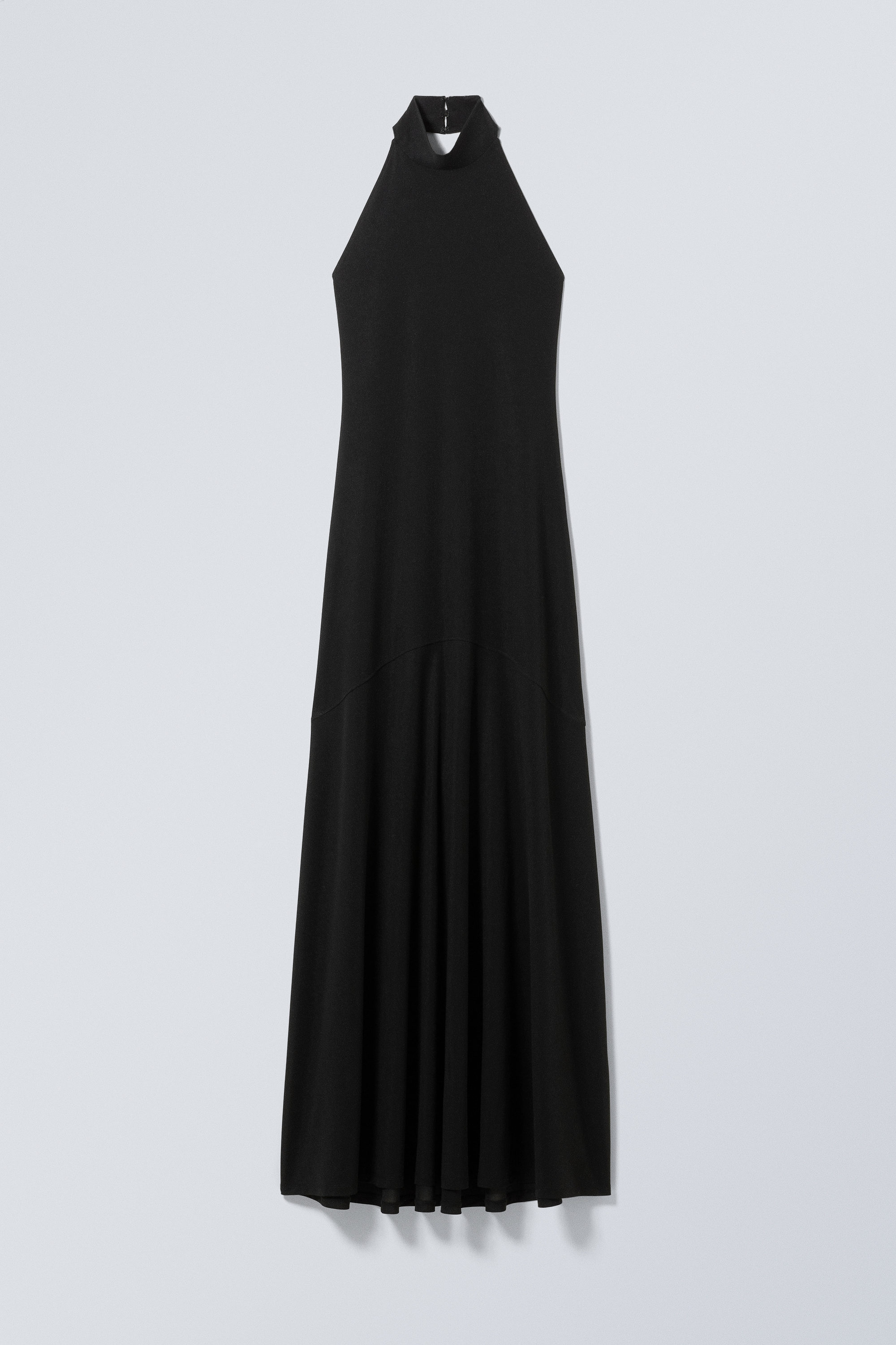 navy blue dress for baby girl Open Back Maxi Halter Dress