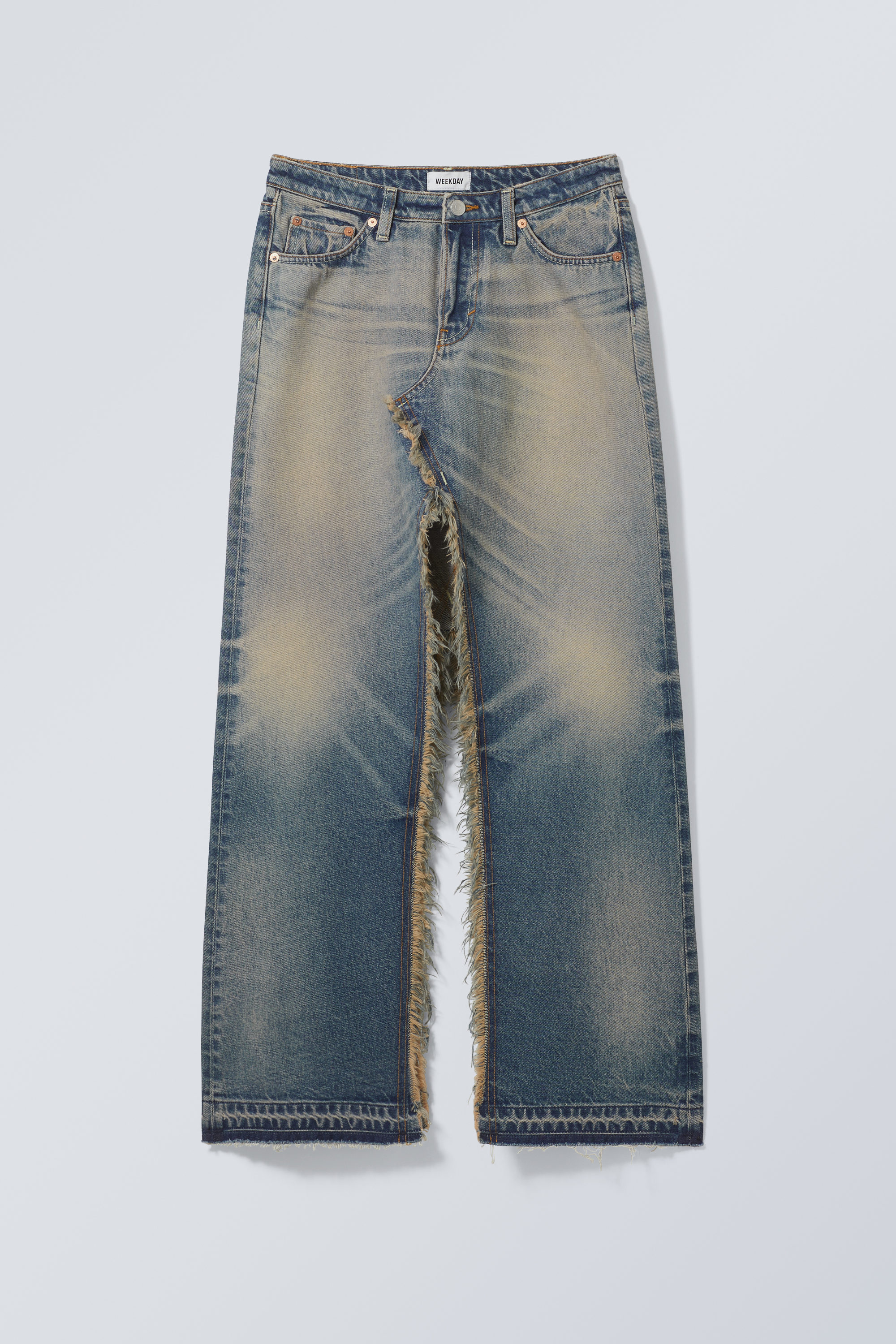 Rhea Long Denim Skirt