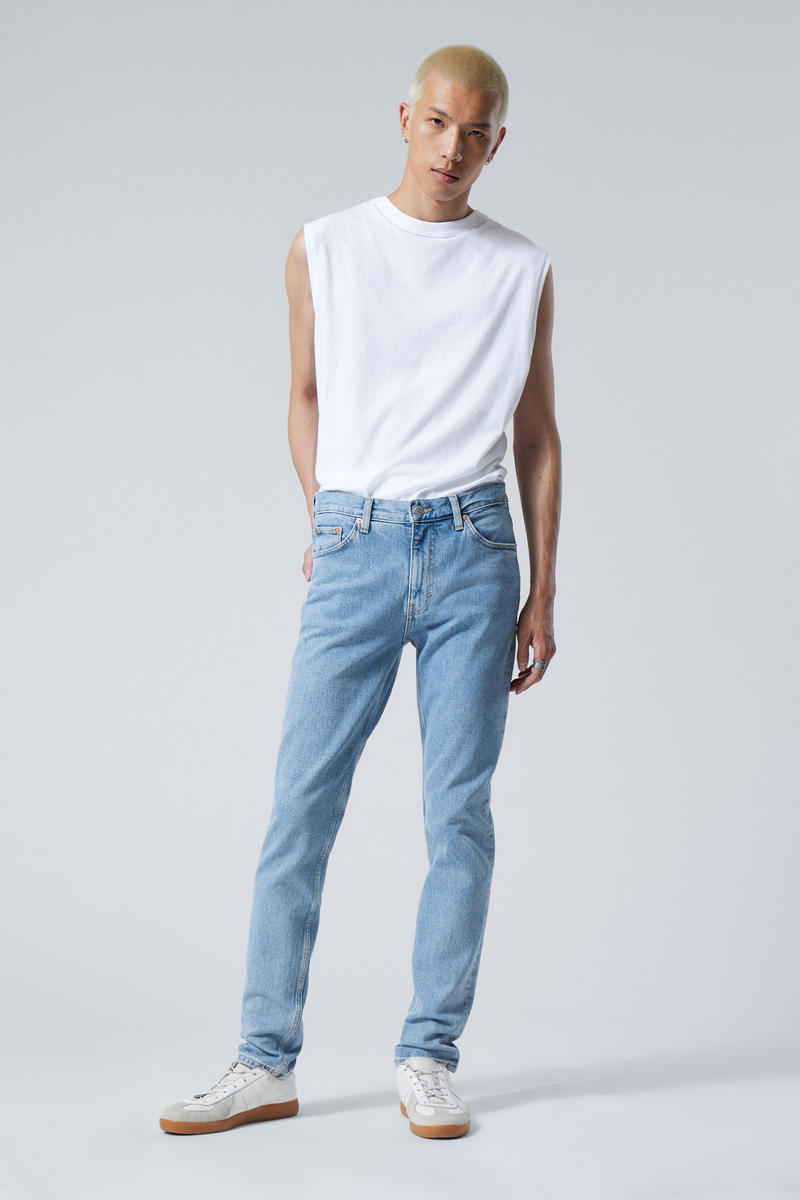 sunday slim tapered jeans - Cerulean blue | Weekday GB