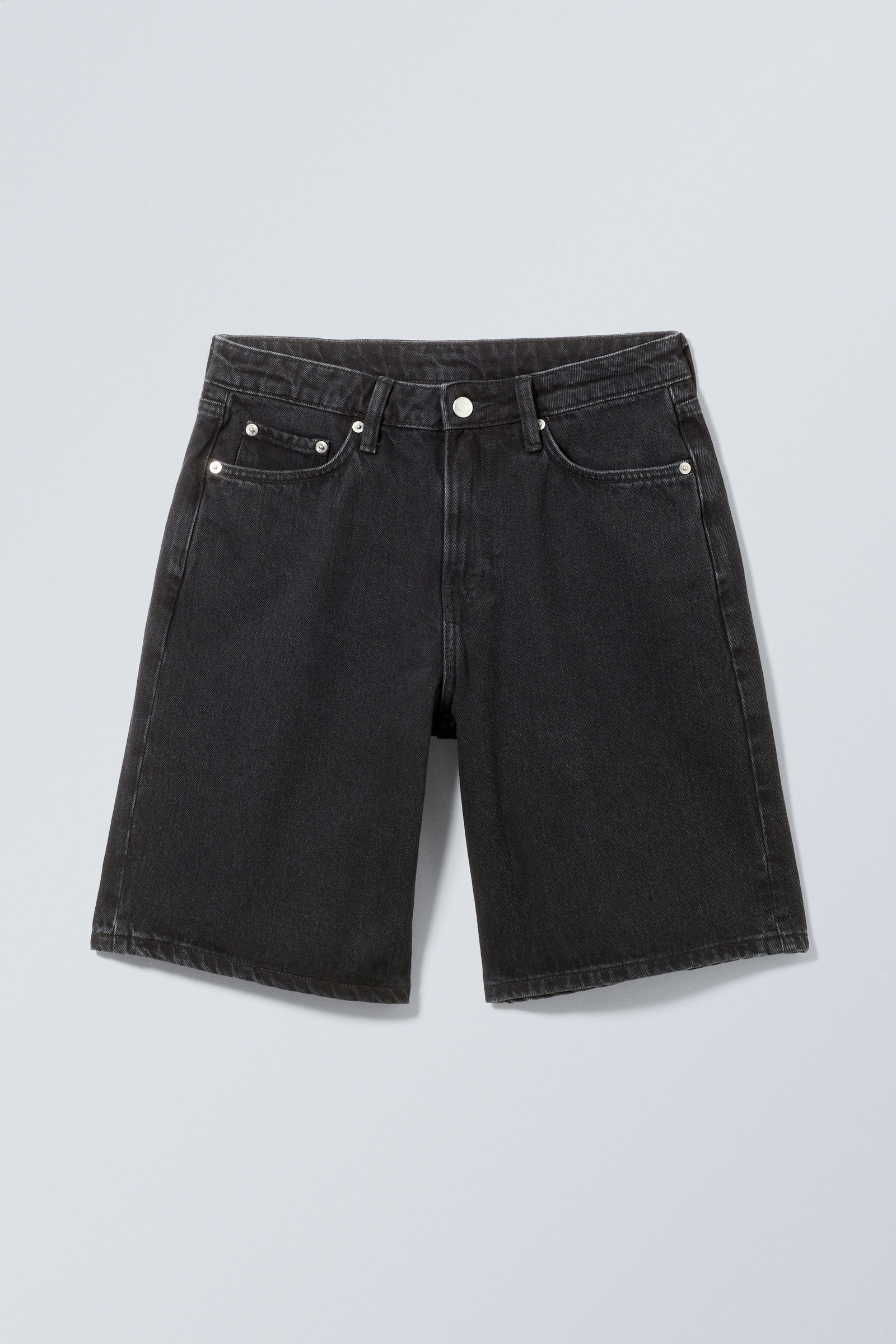 monterey denim shorts - Tuned Black | Weekday GB