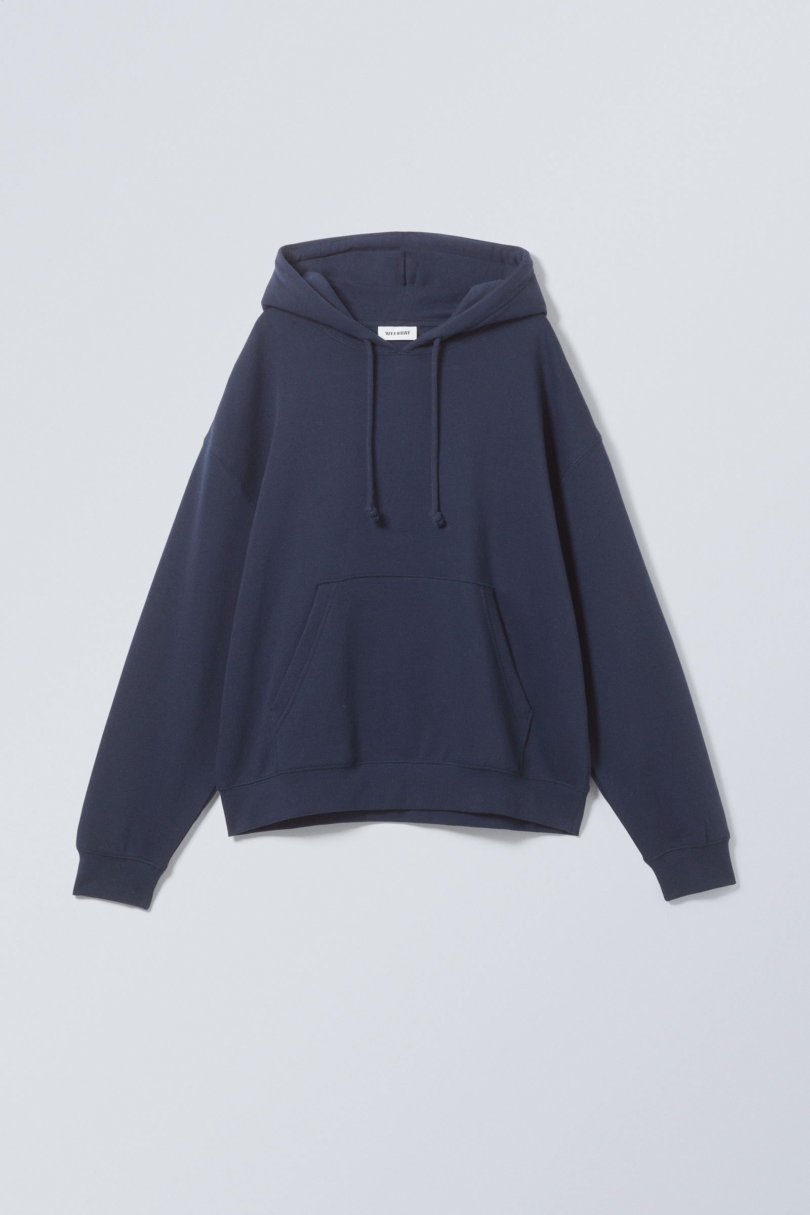 essence standard hoodie - Dark Blue | Weekday EU