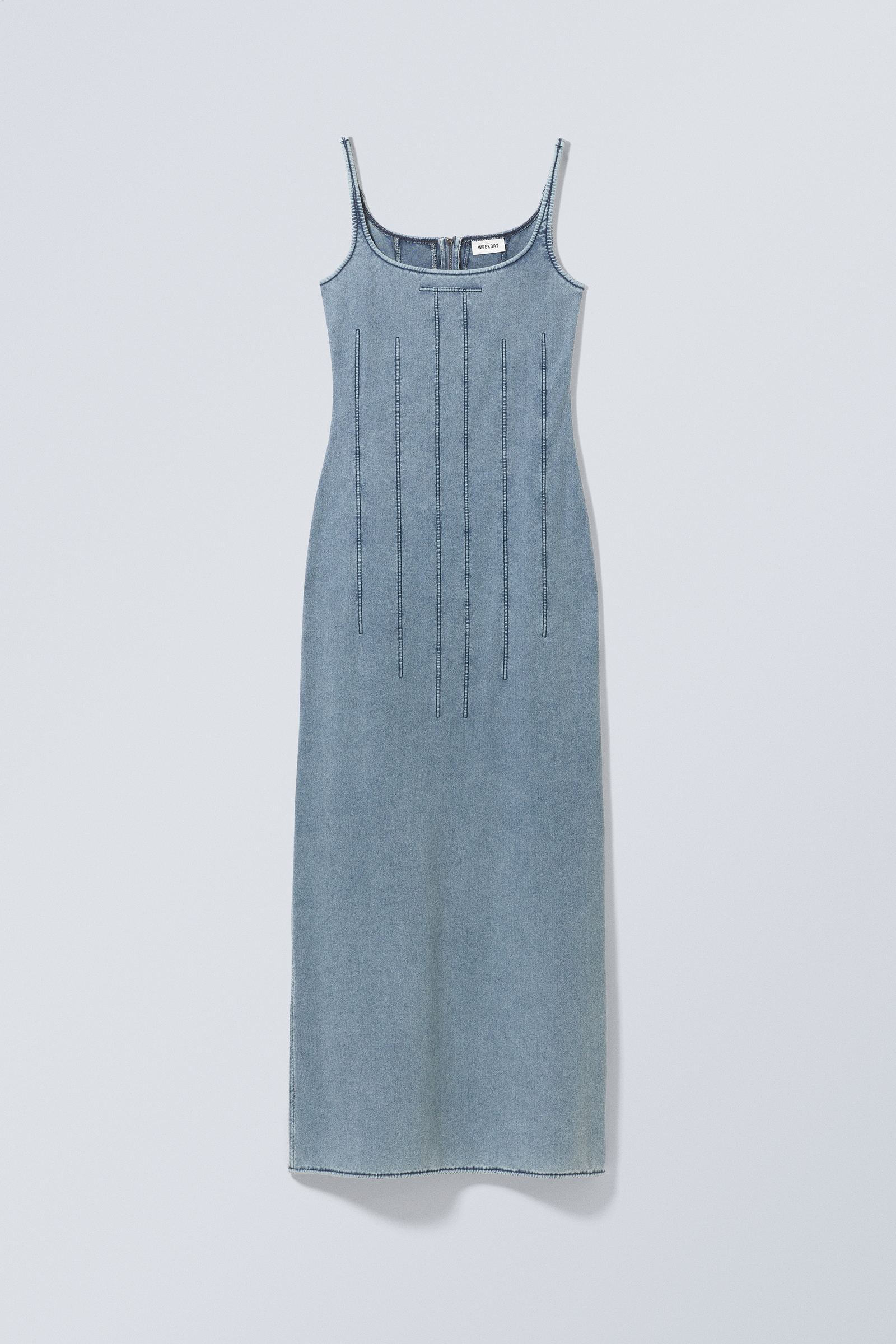 #A5BFE0 - Kelsey Corset Maxi Dress - 1