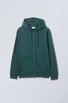 Bottle Green - Standard Midweight Zip Hoodie - 3