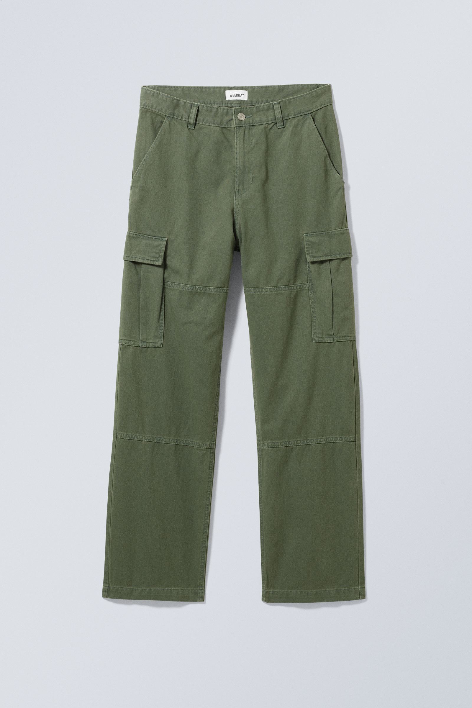 #008000 - Joel Relaxed Cargo Trousers - 1