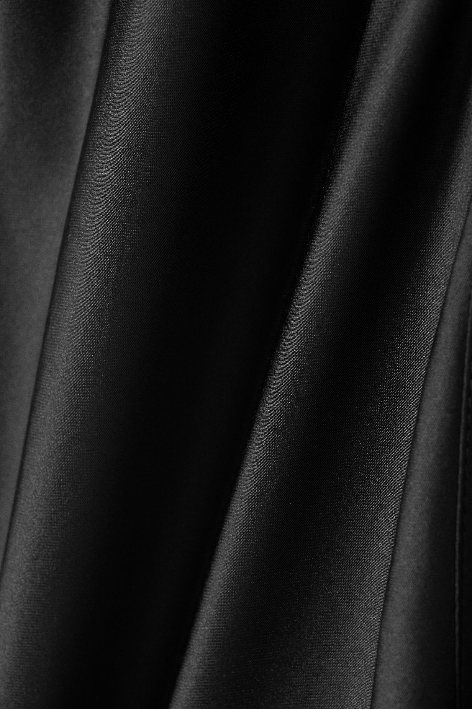 paige satin long skirt - Black | Weekday EU