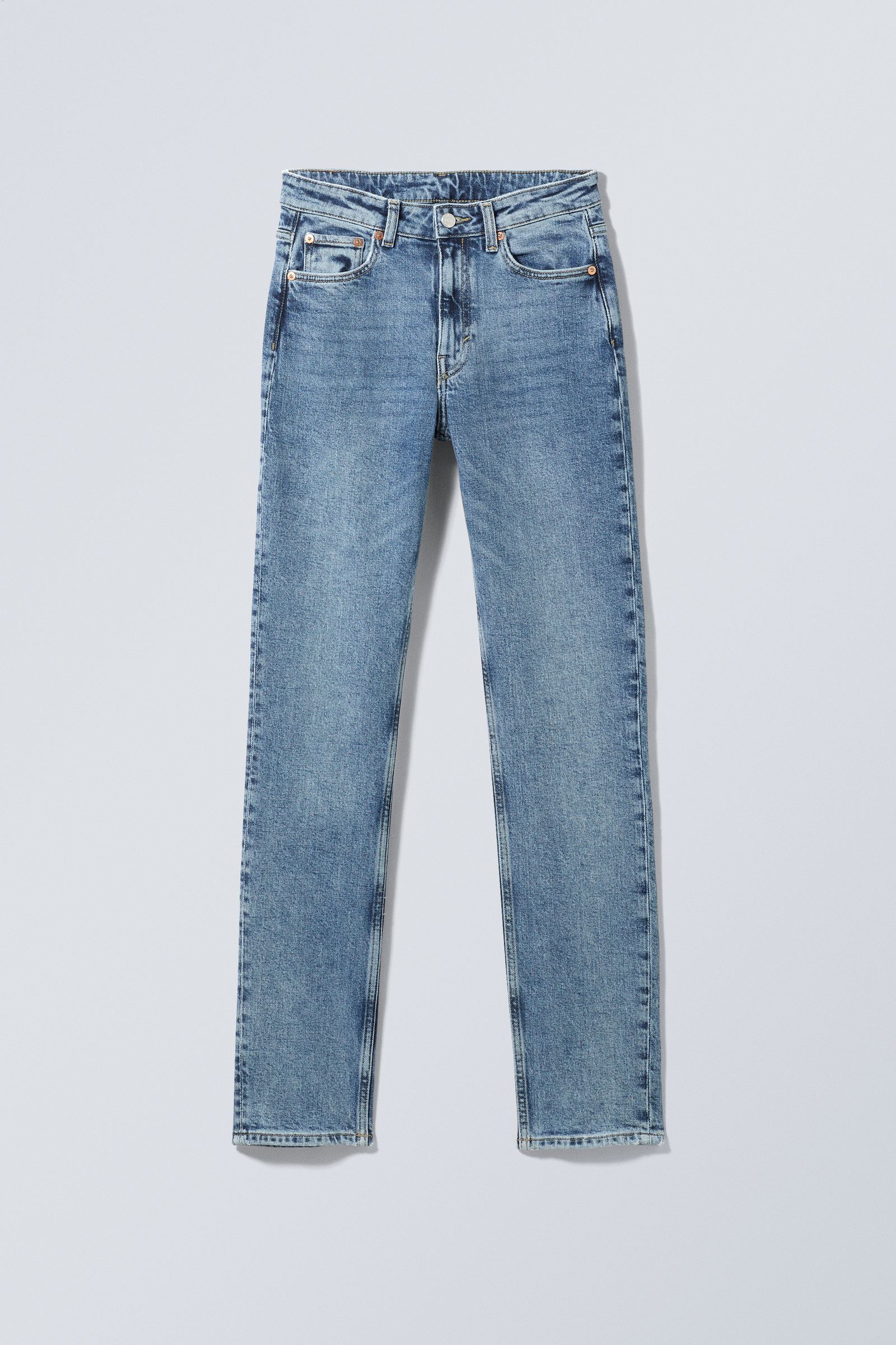 #79829D - Smooth High Slim Jeans - 1
