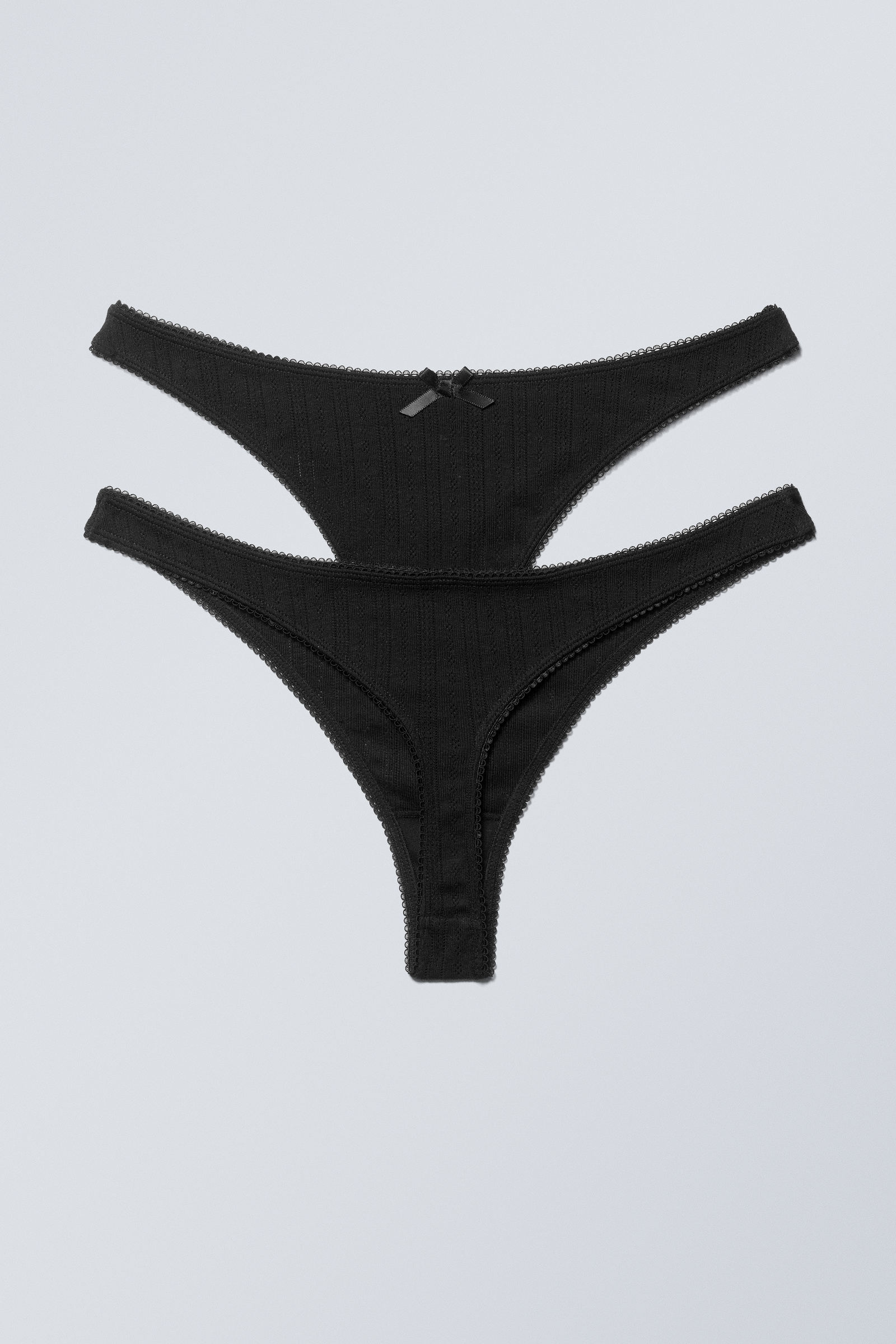 No Boundaries Women's Lace Thong Panties, 5-Pack