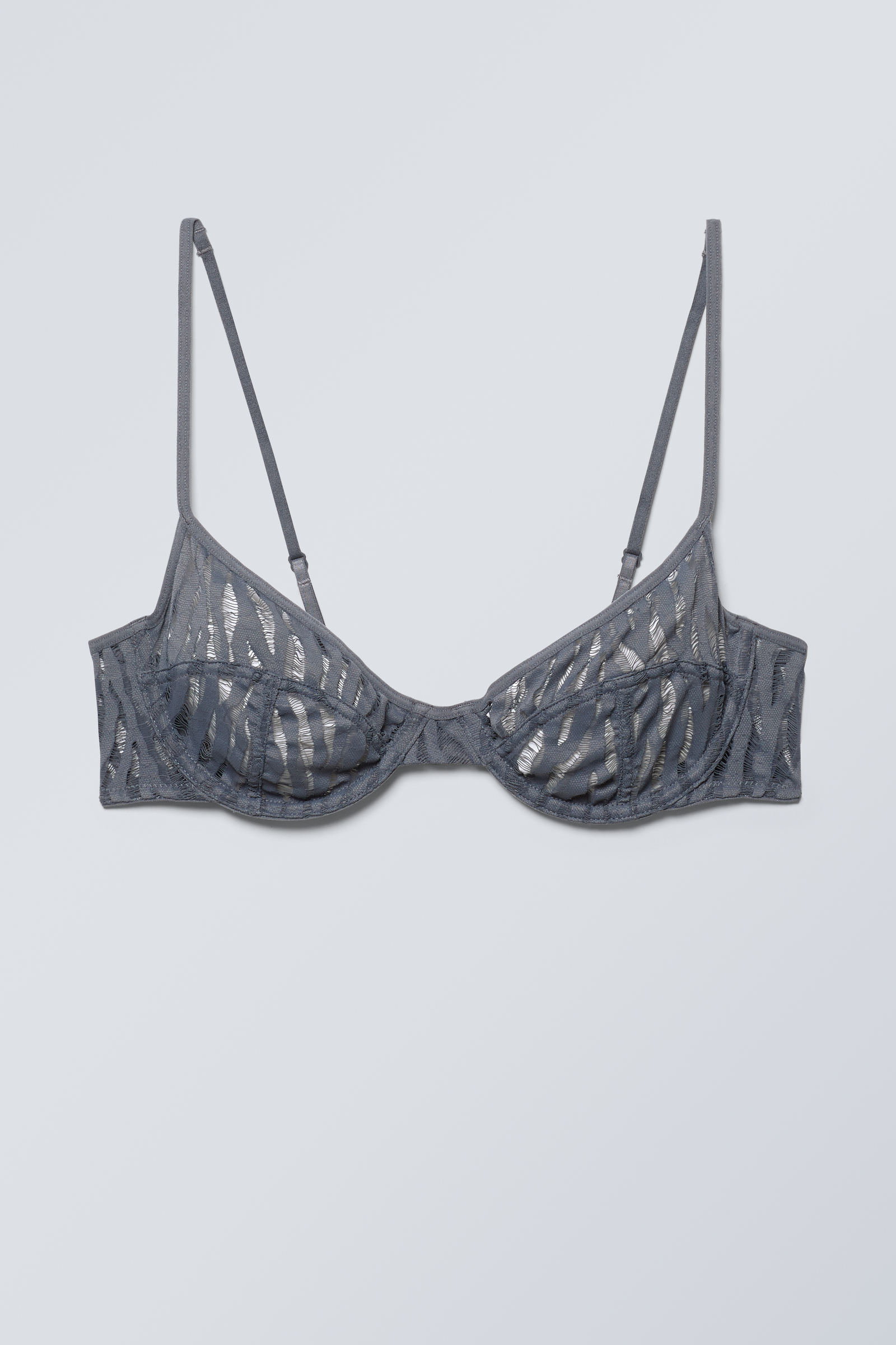 #808080 - Molly Underwire Bra - 1