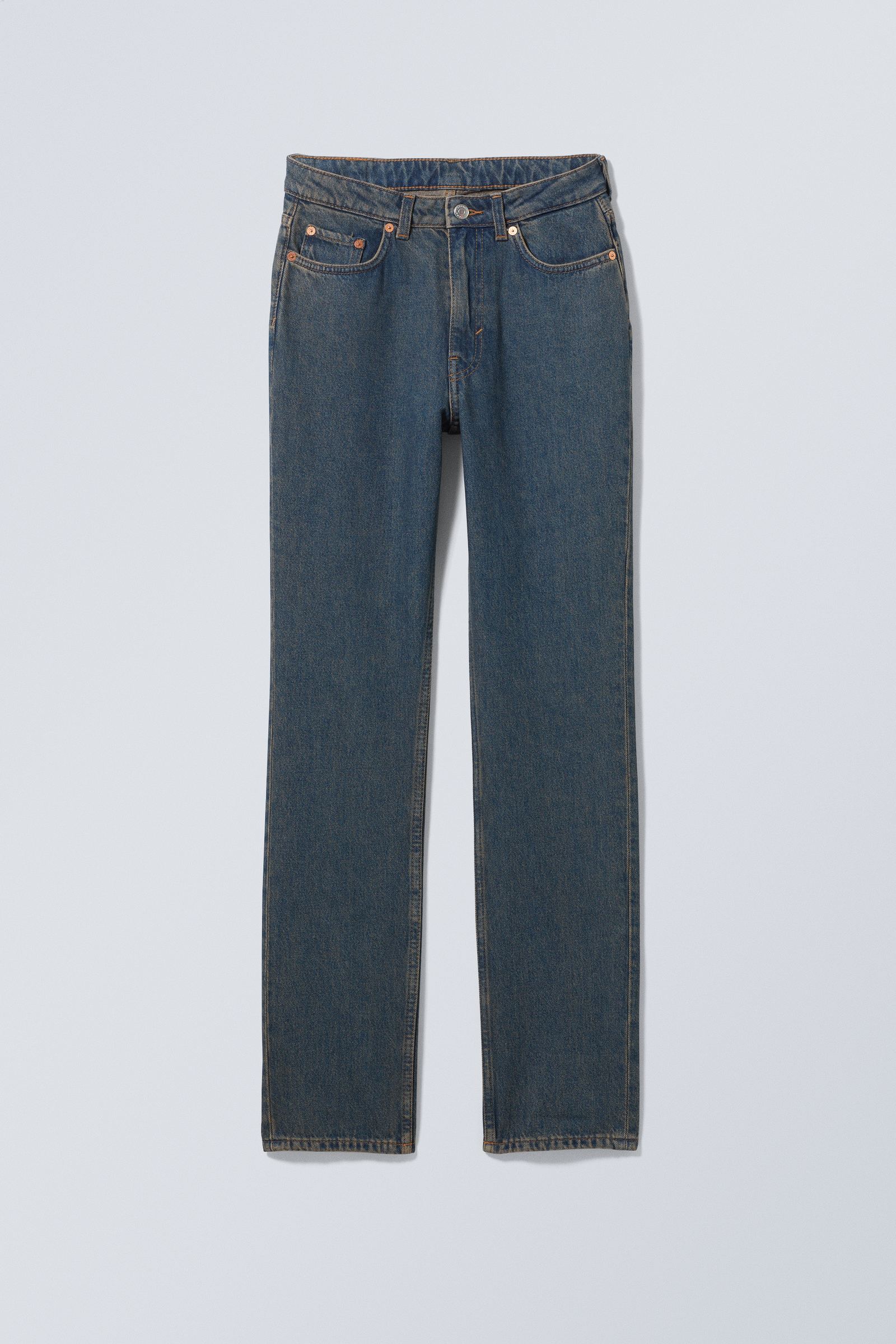 #4C5164 - City High Slim Jeans - 1