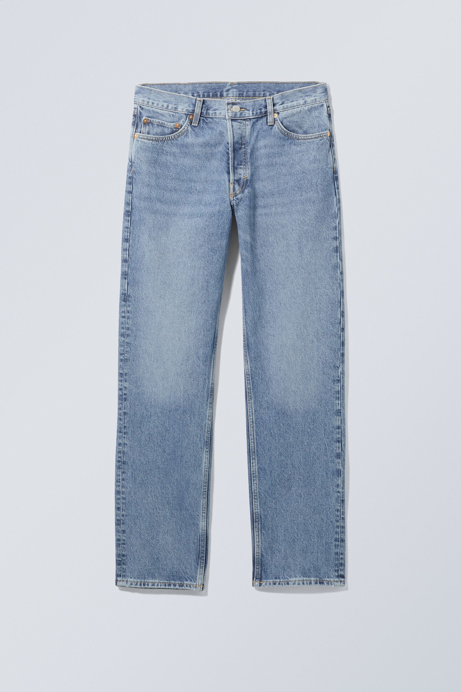 Blue medium dusty - Klean Regular Straight Jeans - 5