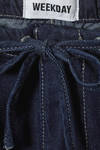 Blue Rinse - Luisa Denim Baggy Parachute Trousers - 1