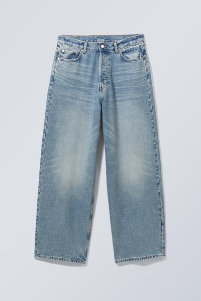 Astro Loose Baggy Jeans Seventeen Blue Weekday DK