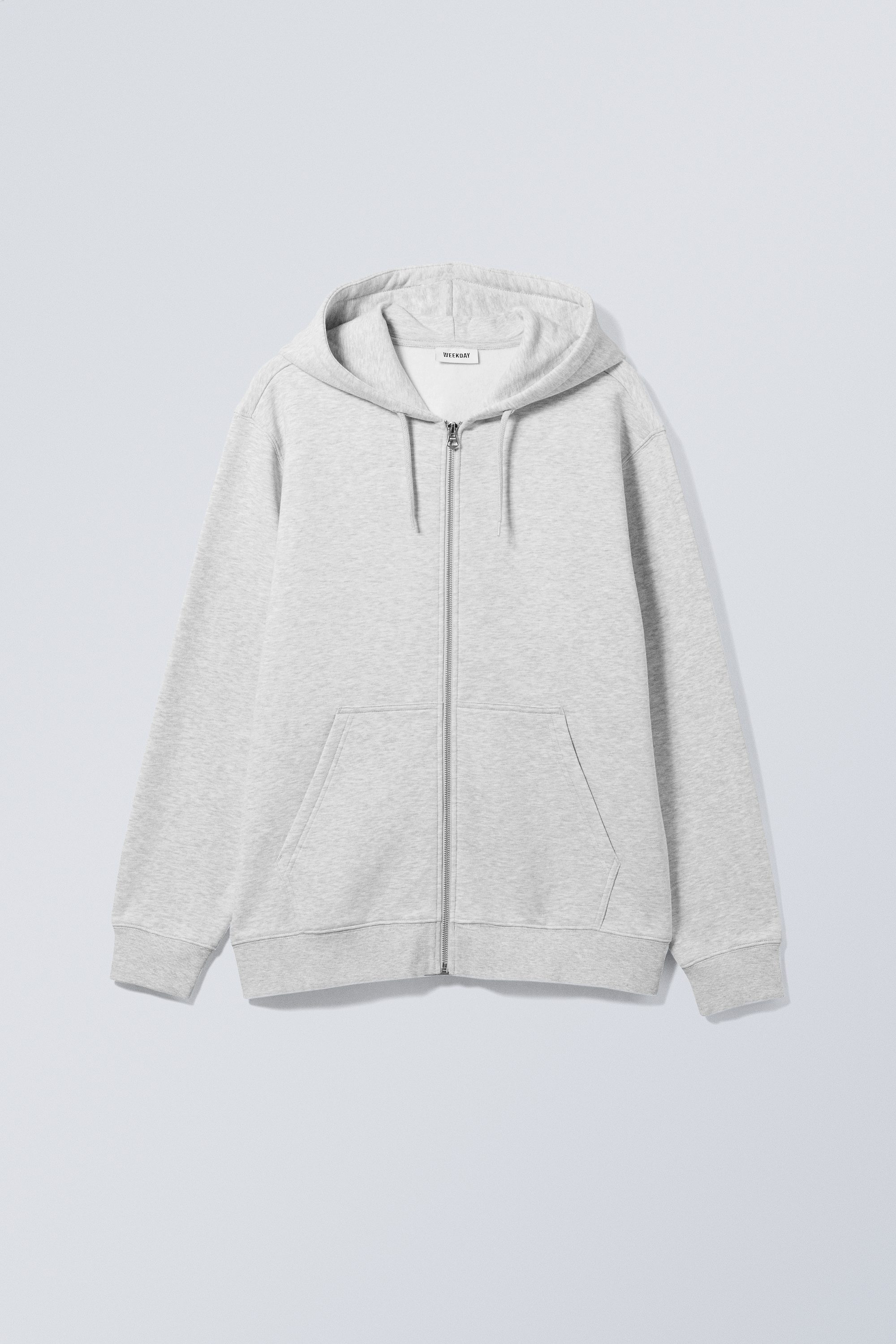 standard midweight zip hoodie - Grey | Weekday WW standard midweight zip hoodie - Grey | Weekday WW