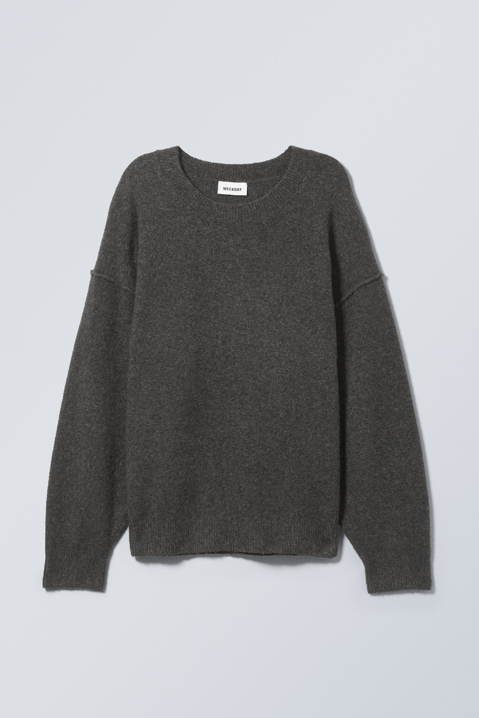 annie knit sweater - Dark Grey | Weekday EU