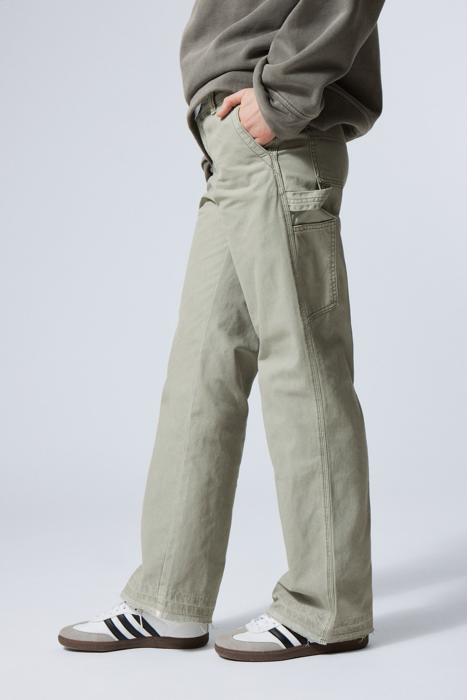 mace carpenter trousers - Dusty Grey