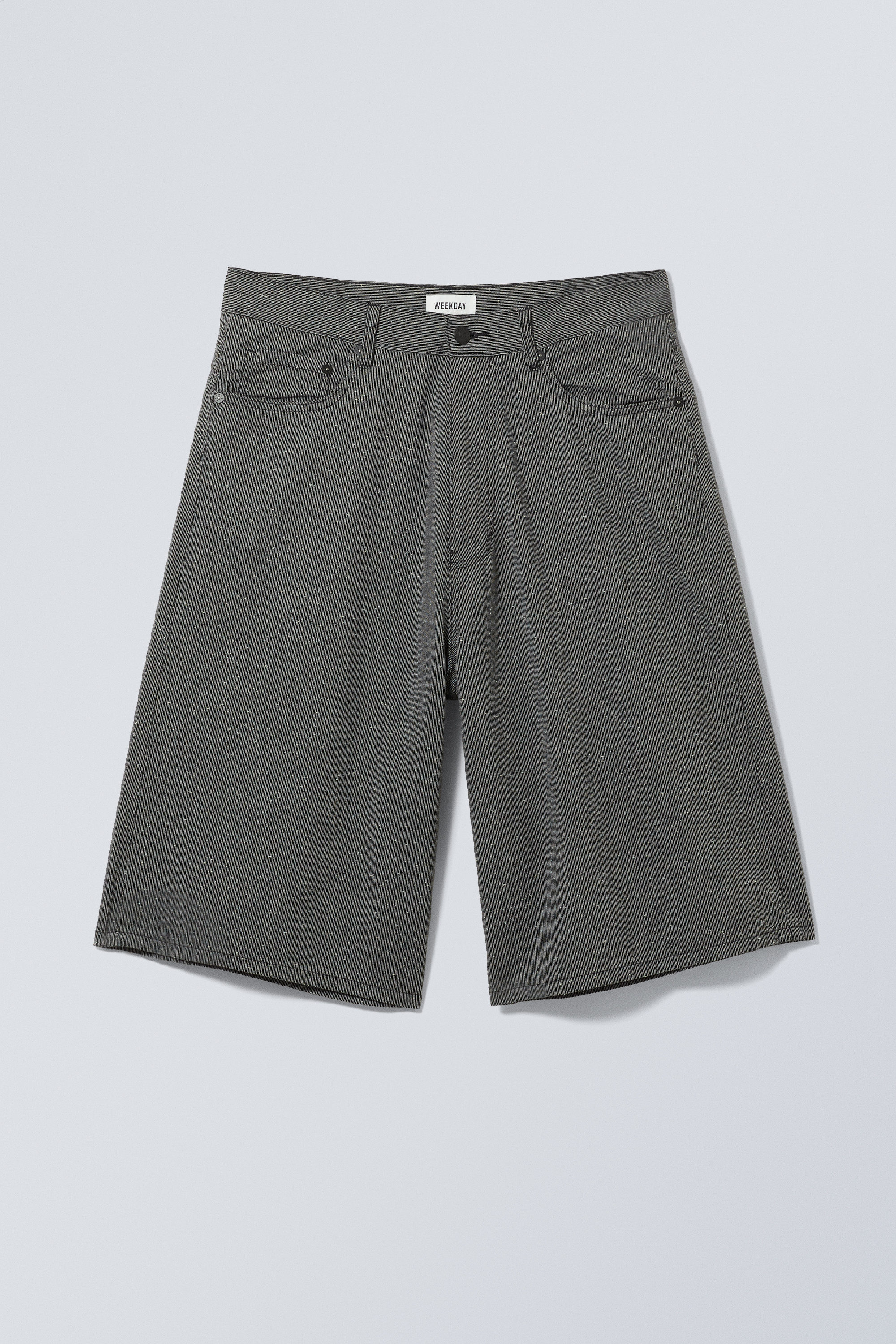 に*ら様 Push Push PP PINSTRIPE JORT Black 2 PUSH PUSH - Black PP Pinstripes Jort - ASTOUD