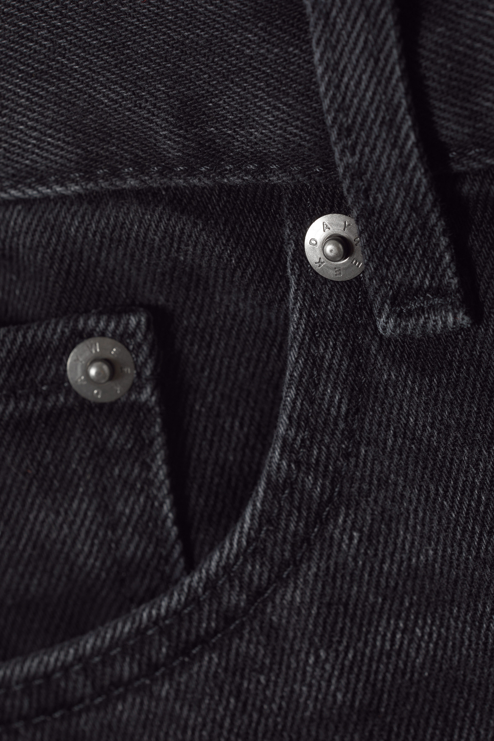 astro loose baggy leg jeans - Black Stream | Weekday WW