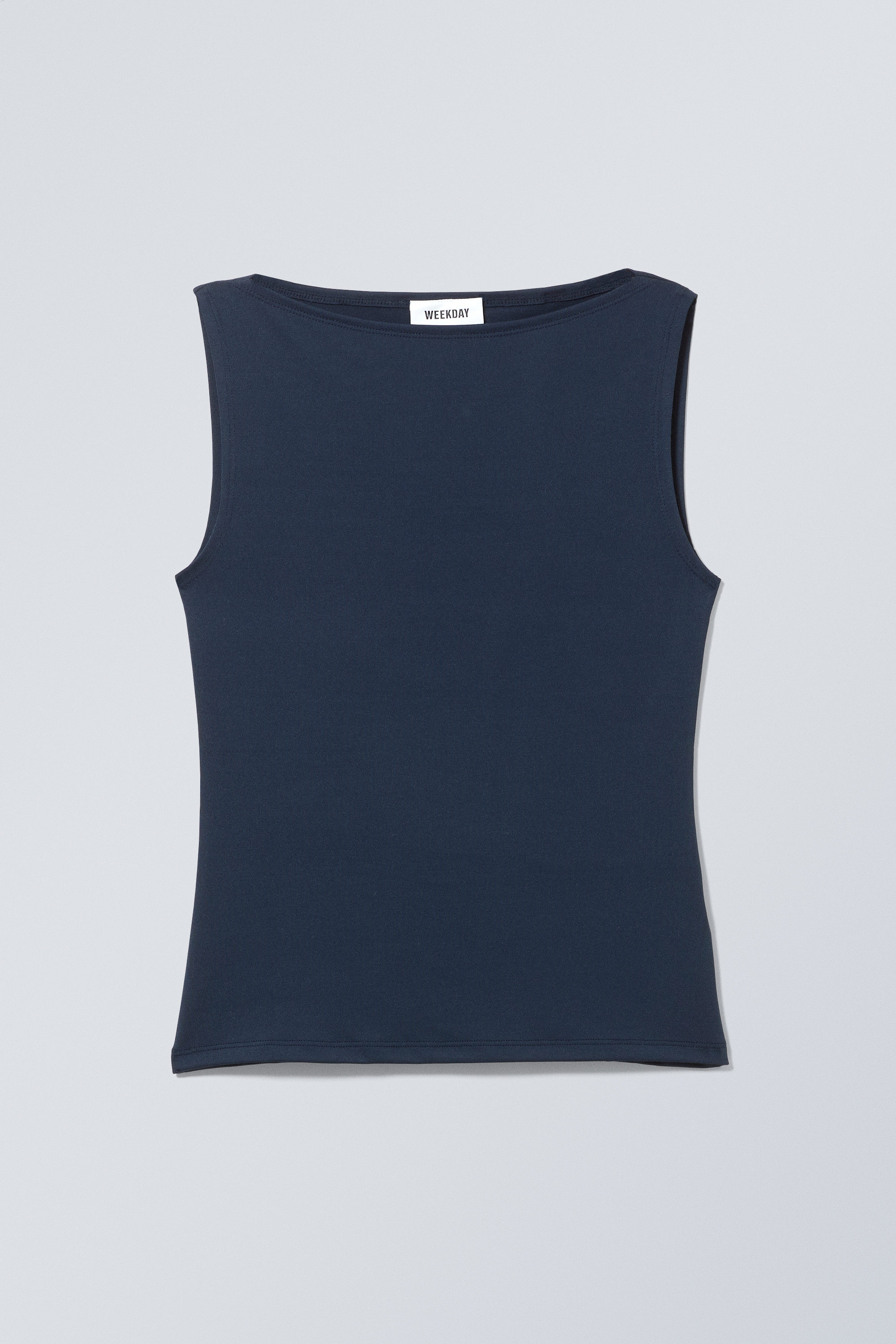 Allie Deep Sea Sleeveless V-Neck Top main image 0