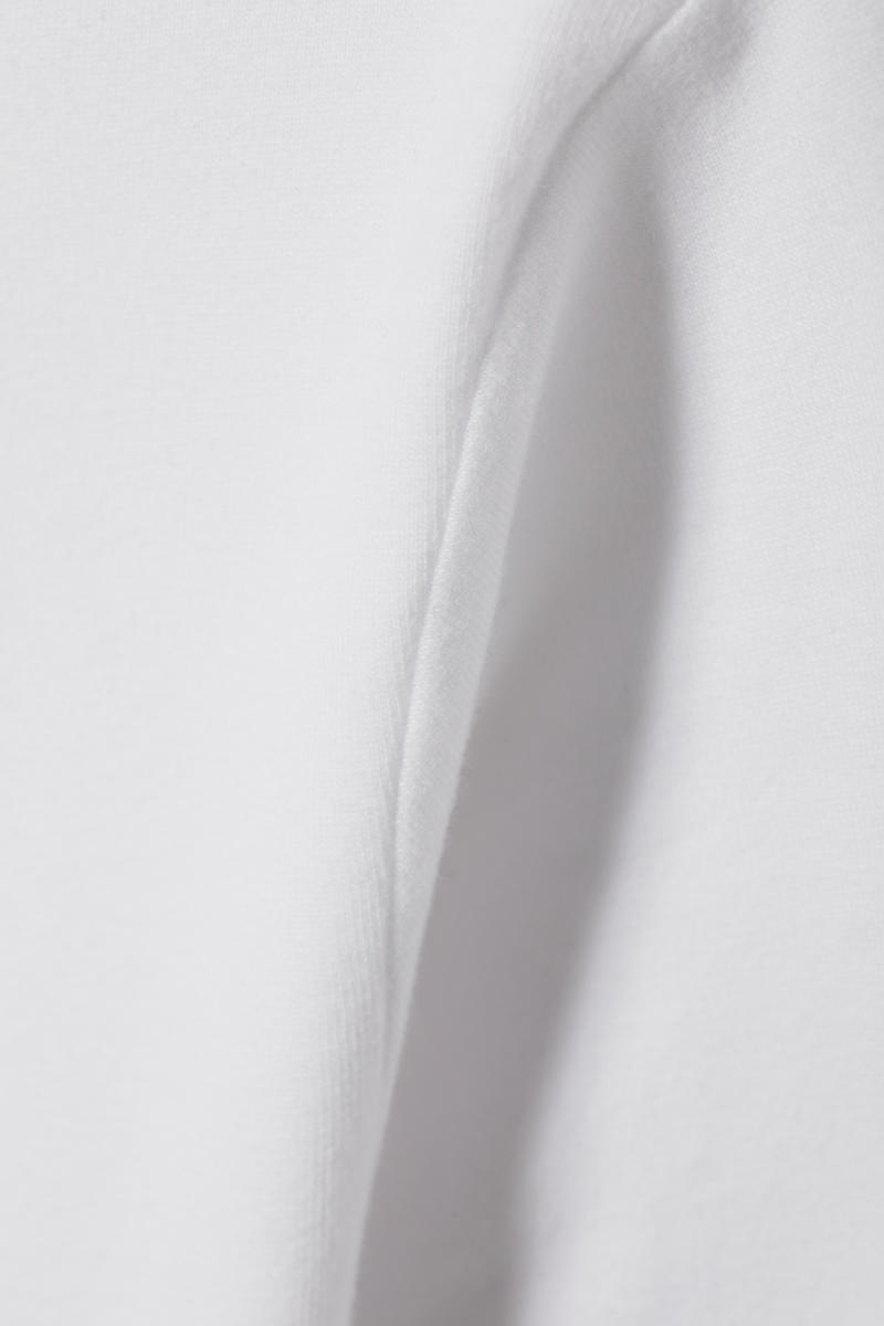 boatneck cotton longsleeve - White | Weekday GB