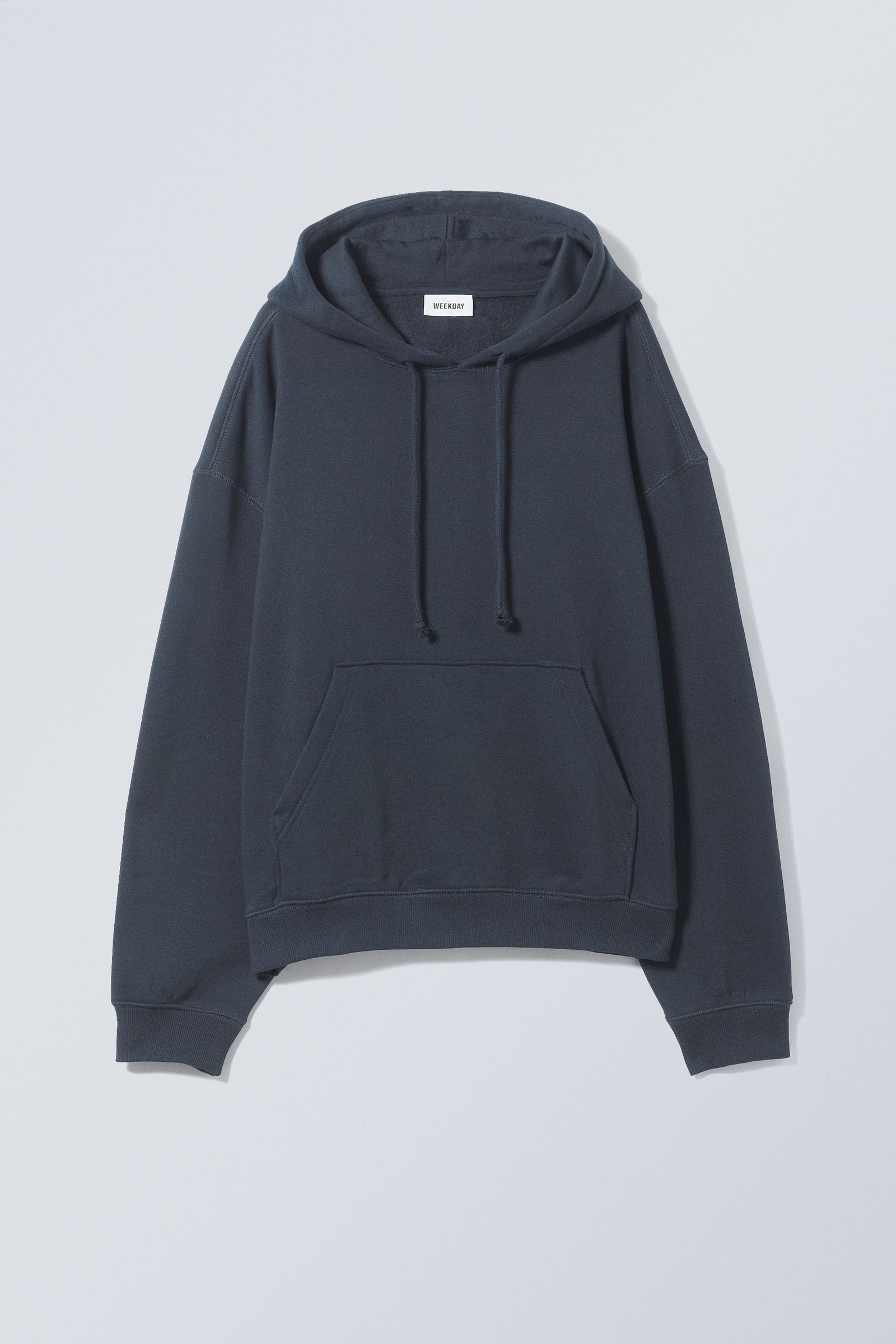 essence standard hoodie - Dark Blue | Weekday EU