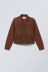 Rusty Red - Rodeo Denim Trucker Jacket - 3