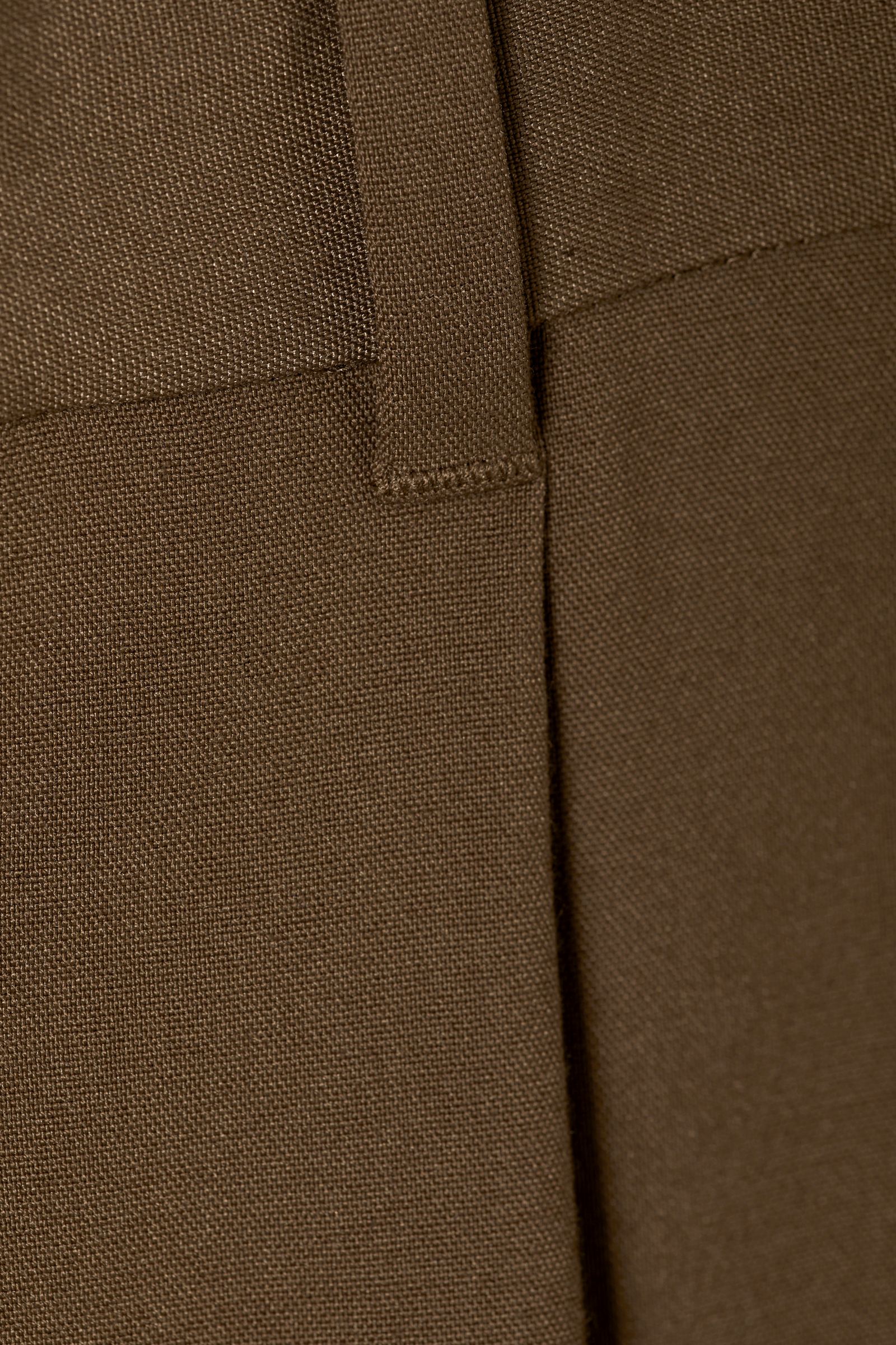 Weekday uno oversized suit pants in brown