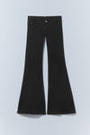 Extra Black Rinse - Flare Low Waist Flared Skinny Jeans - 2