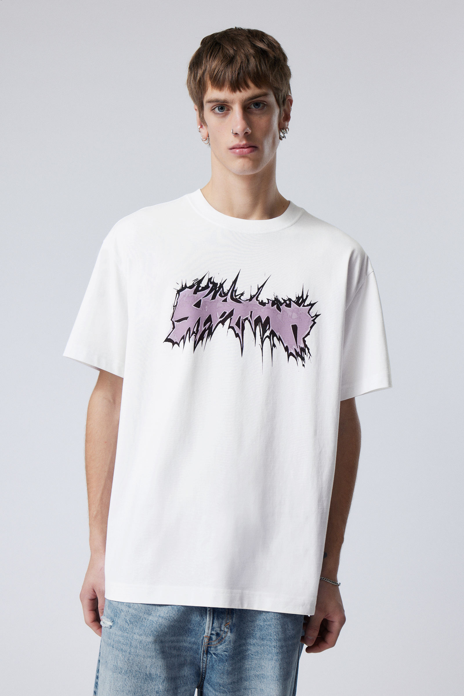 oversized graphic printed t-shirt - Abstract 3000 | Weekday WW