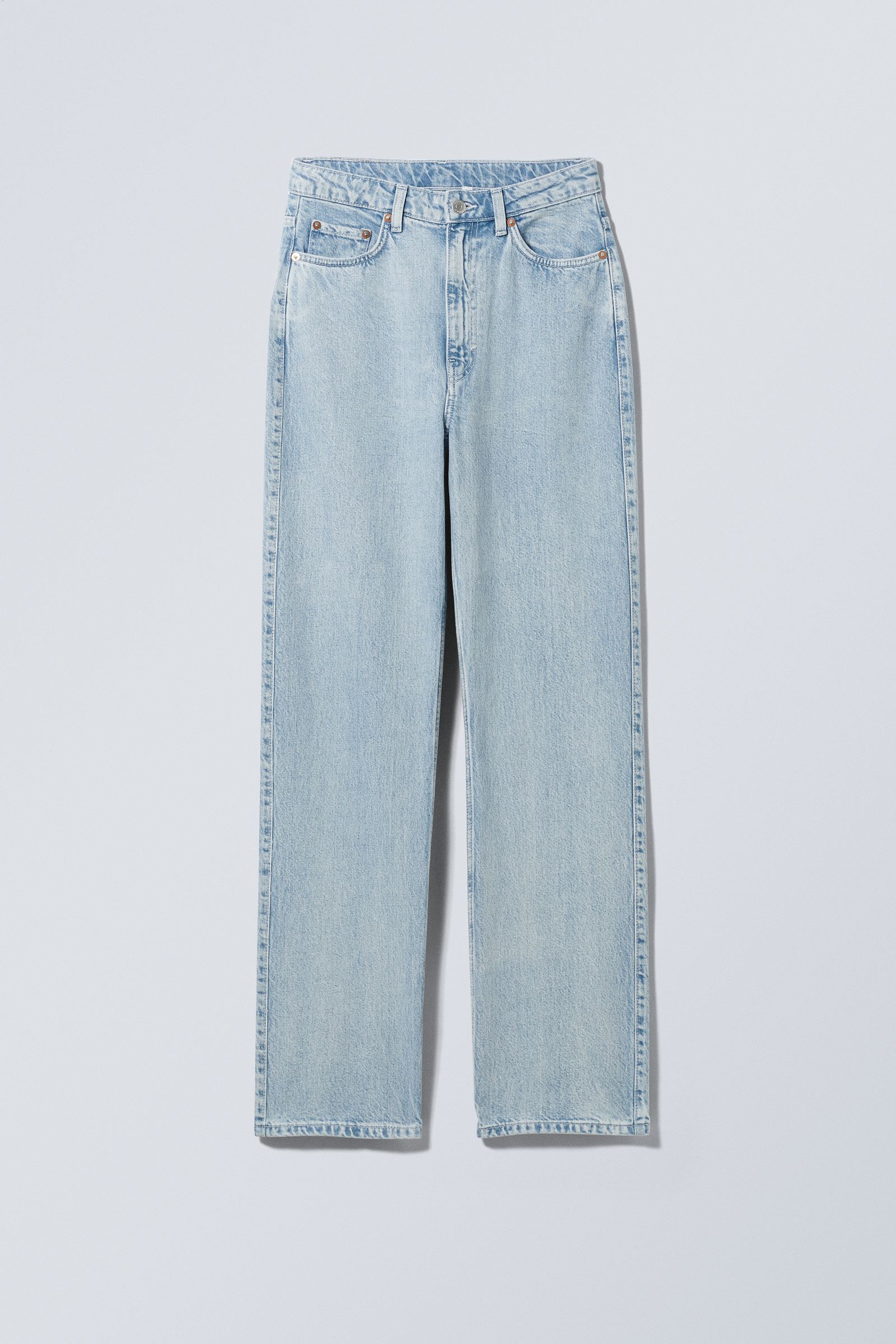Summer Blue - Rowe Extra High Straight Jeans - 1