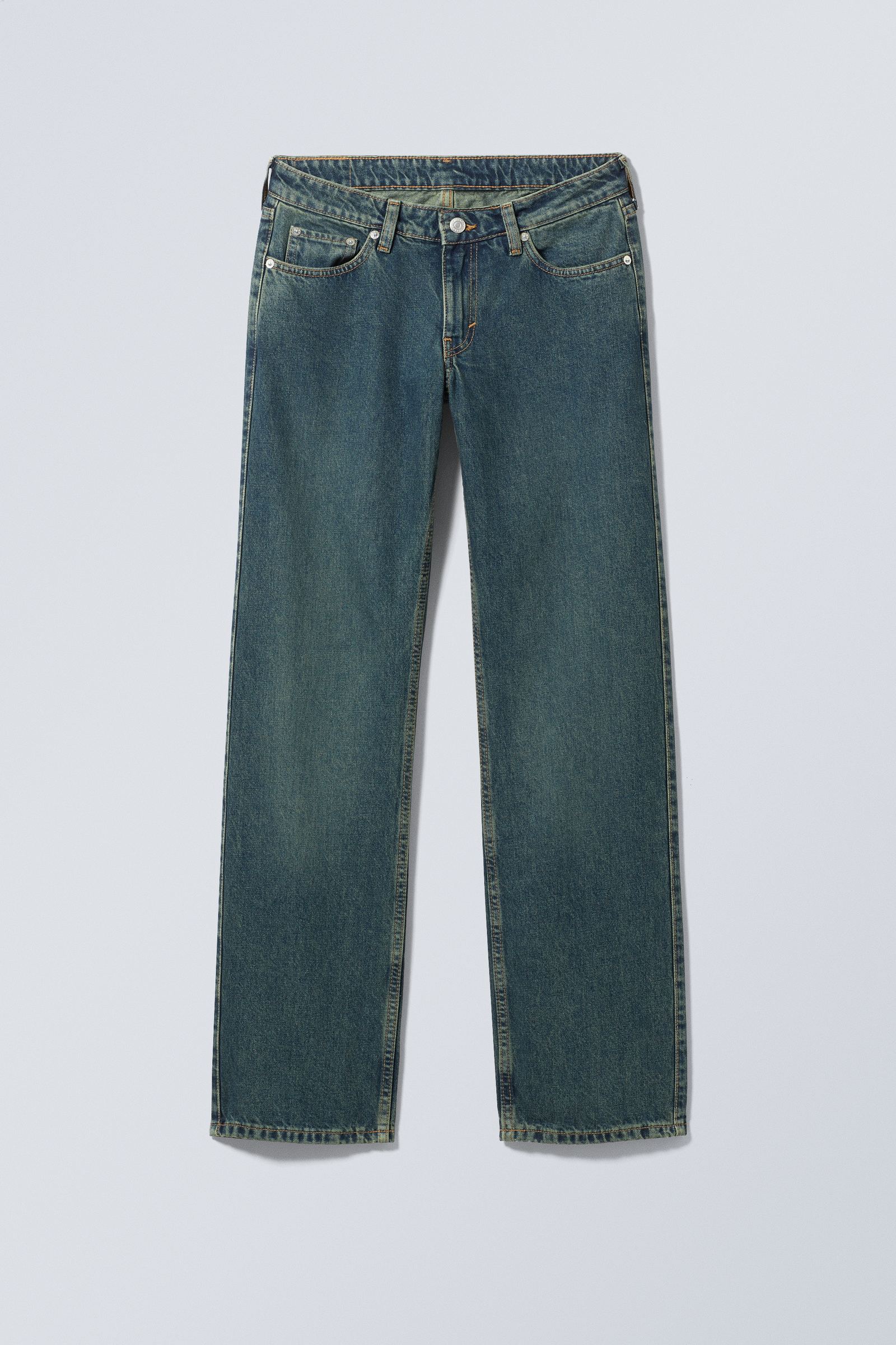 #008000 - Arrow Low Straight Jeans - 1