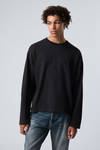 Black - Great Boxy Long Sleeve T-shirt - 0