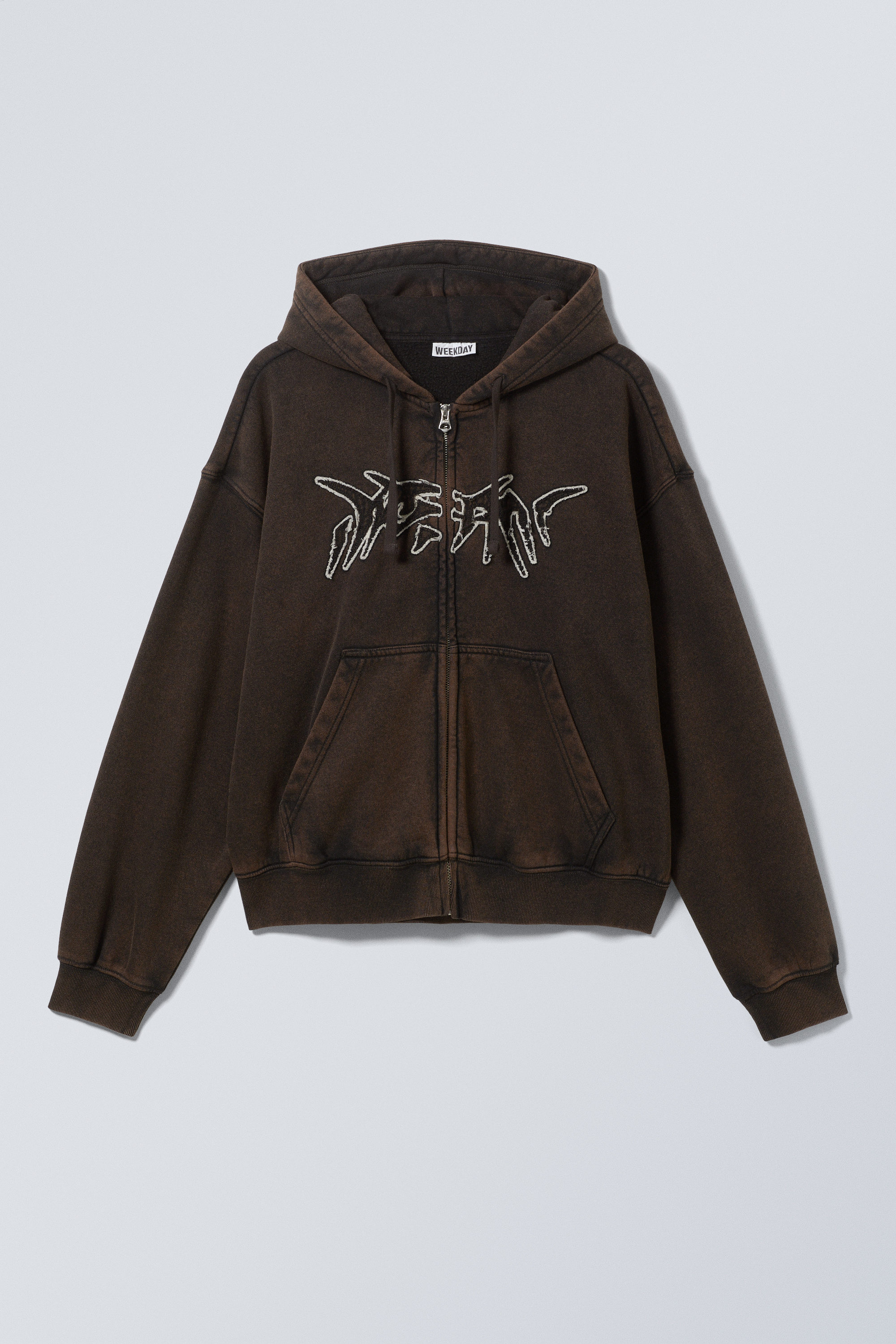 送料関税込 【DND4DES】 Acid Embroidered Boxy Hoodie DND4DES] Acid Embroidered Boxy Hoodie - BCAESAR