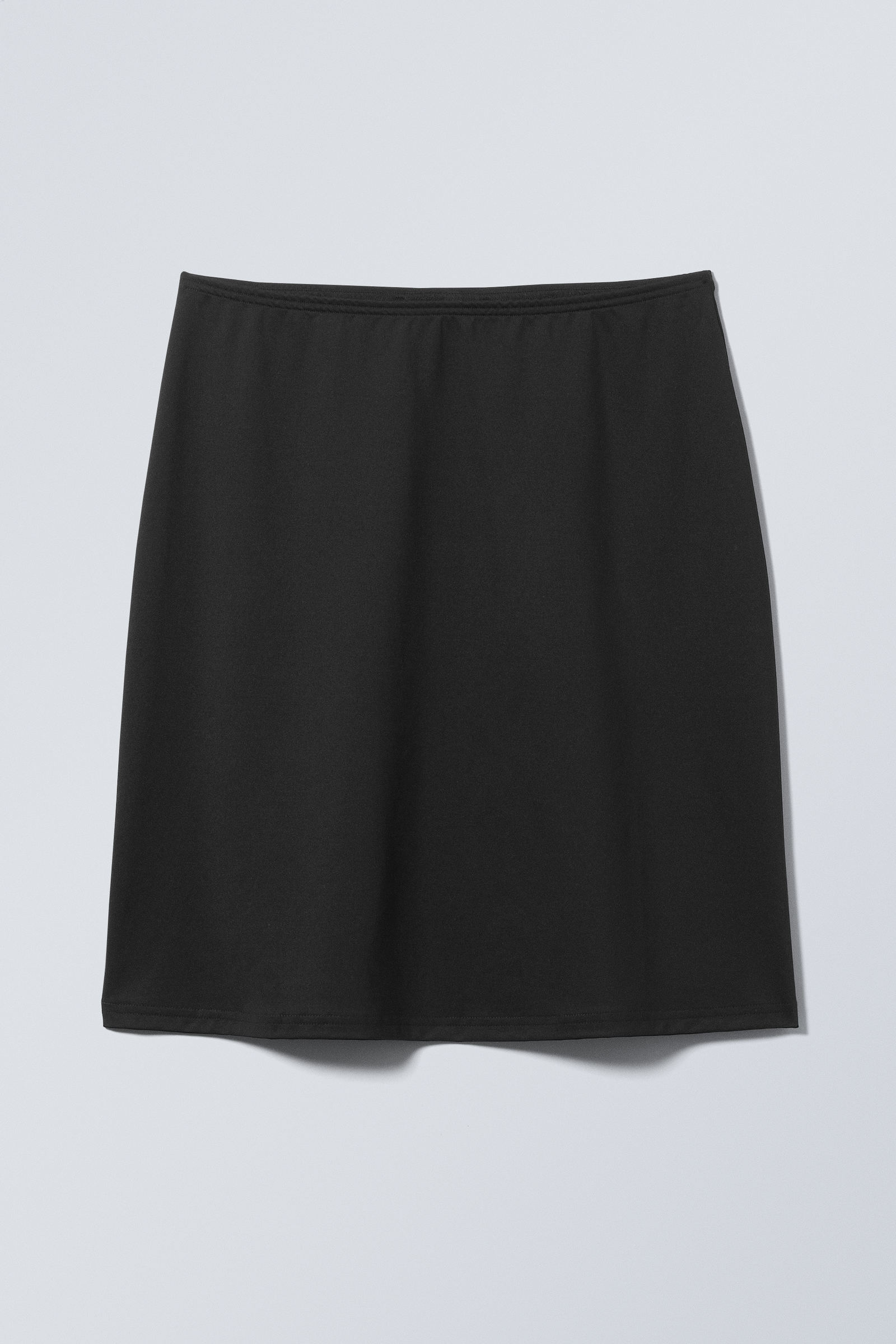 Black - Fine Midi Skirt - 1