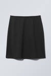 Black - Fine Midi Skirt - 1