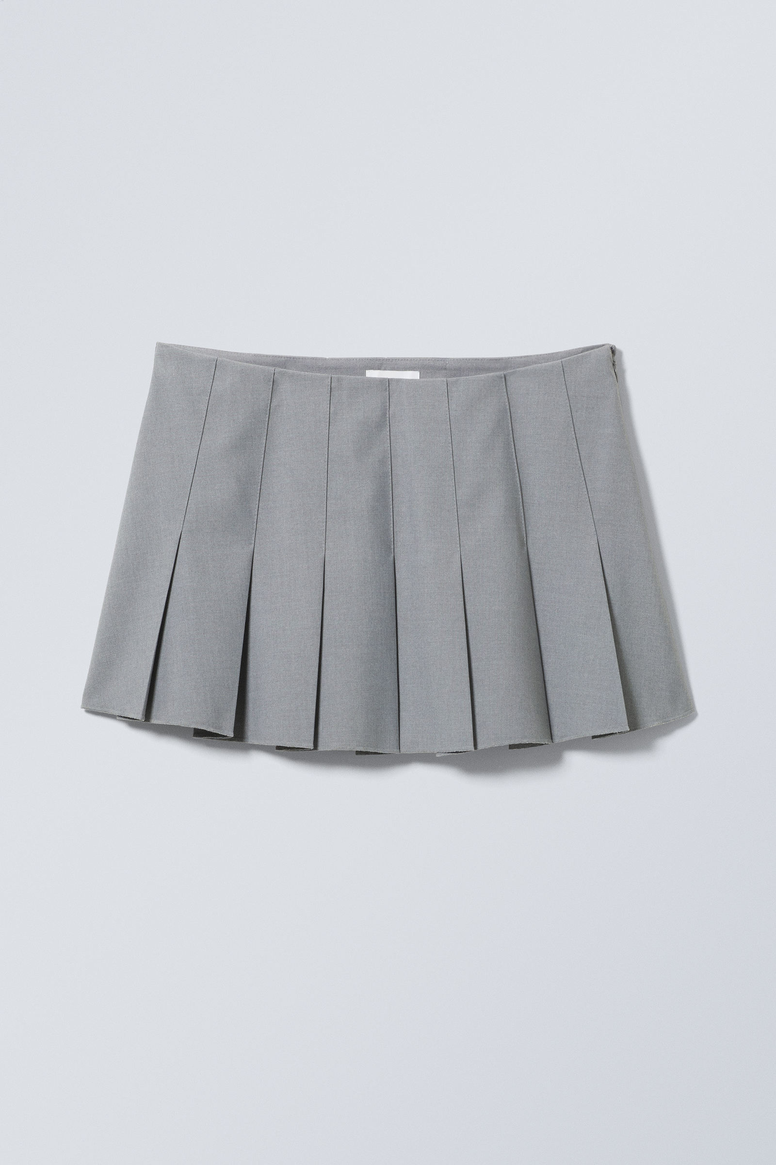 Gray pleated hotsell mini skirt