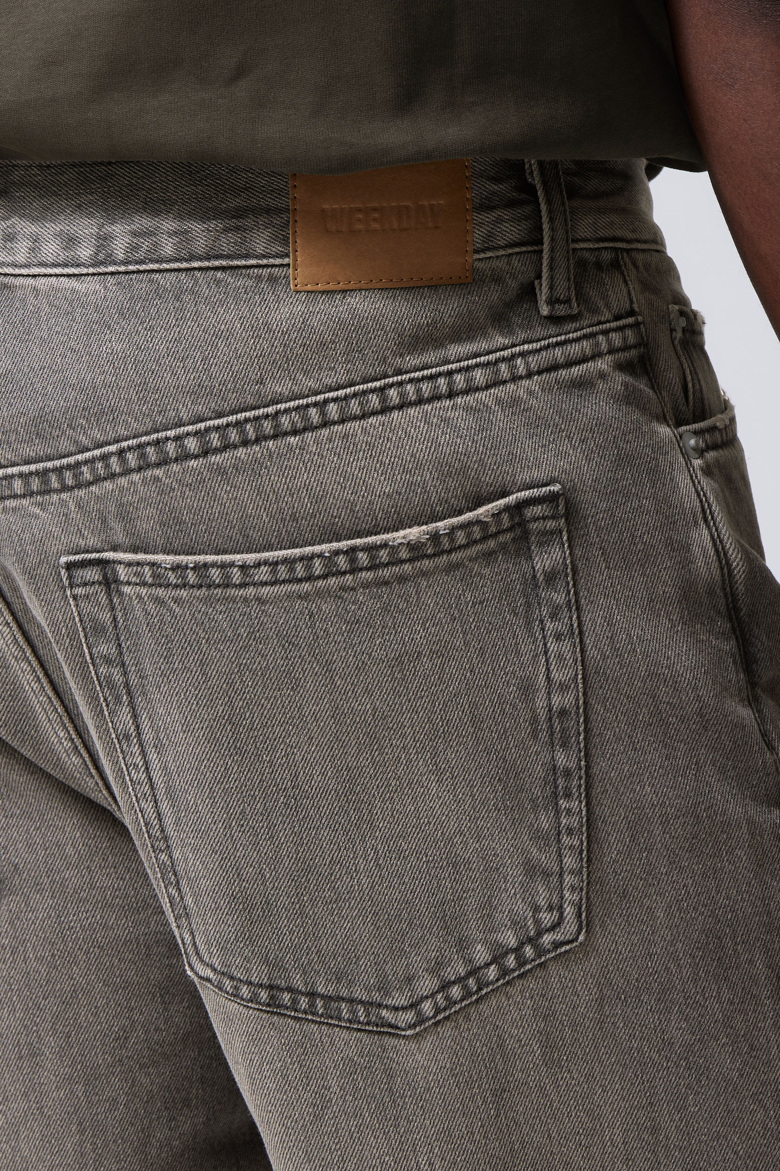 #5B5C5F - Galaxy Loose Straight Jeans - 2