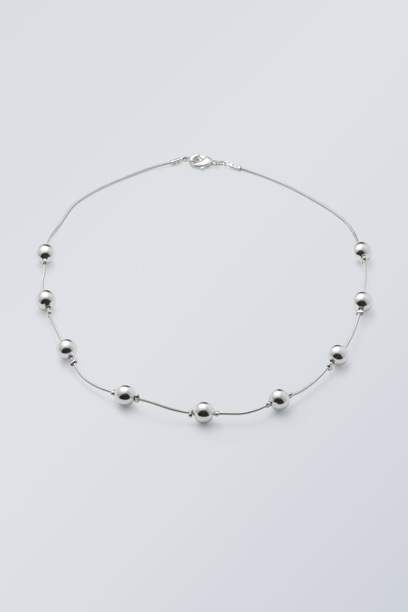 #C0C0C0 - Majken Metal Necklace