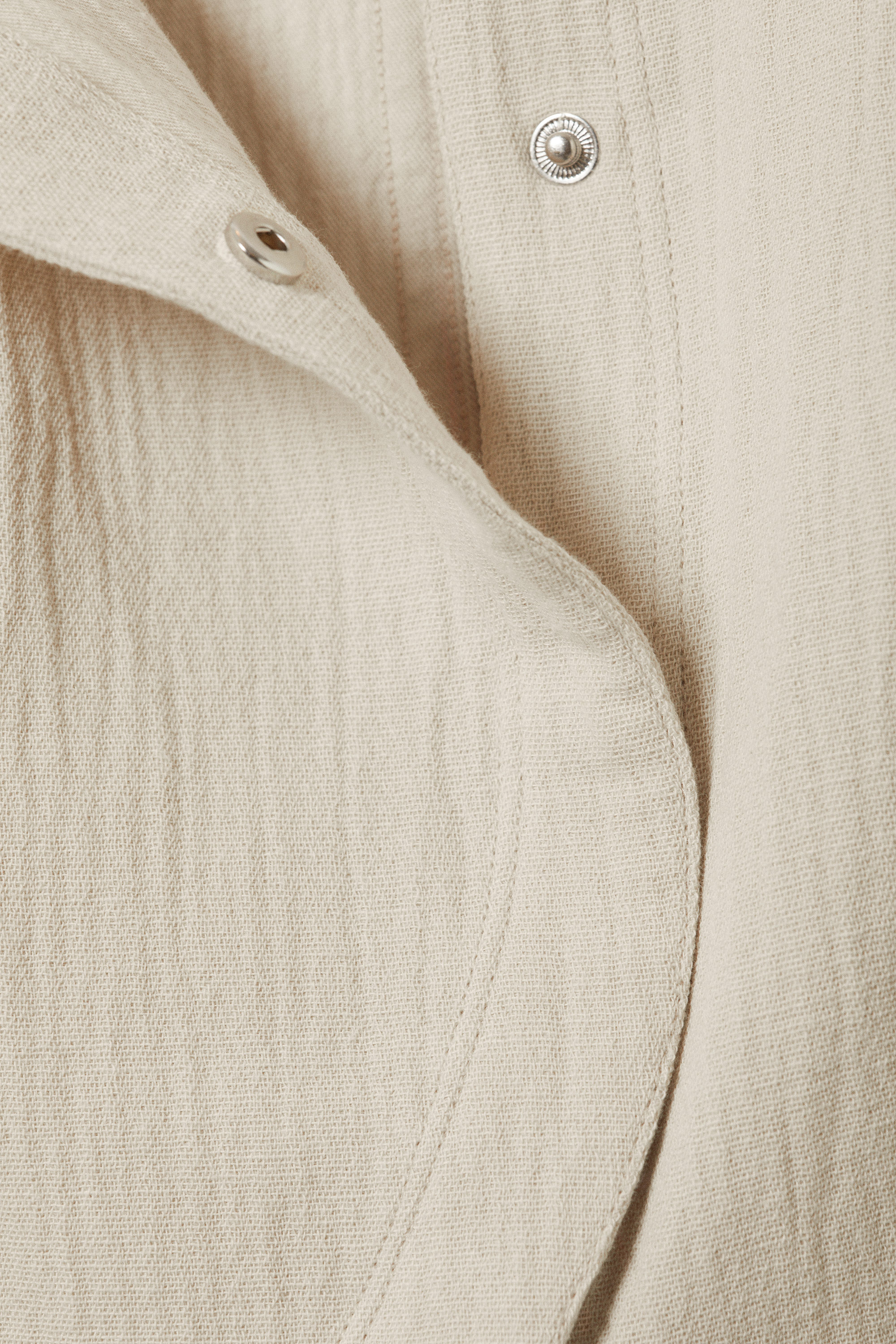 sleeveless asymmetric peplum top - Ecru | Weekday WW