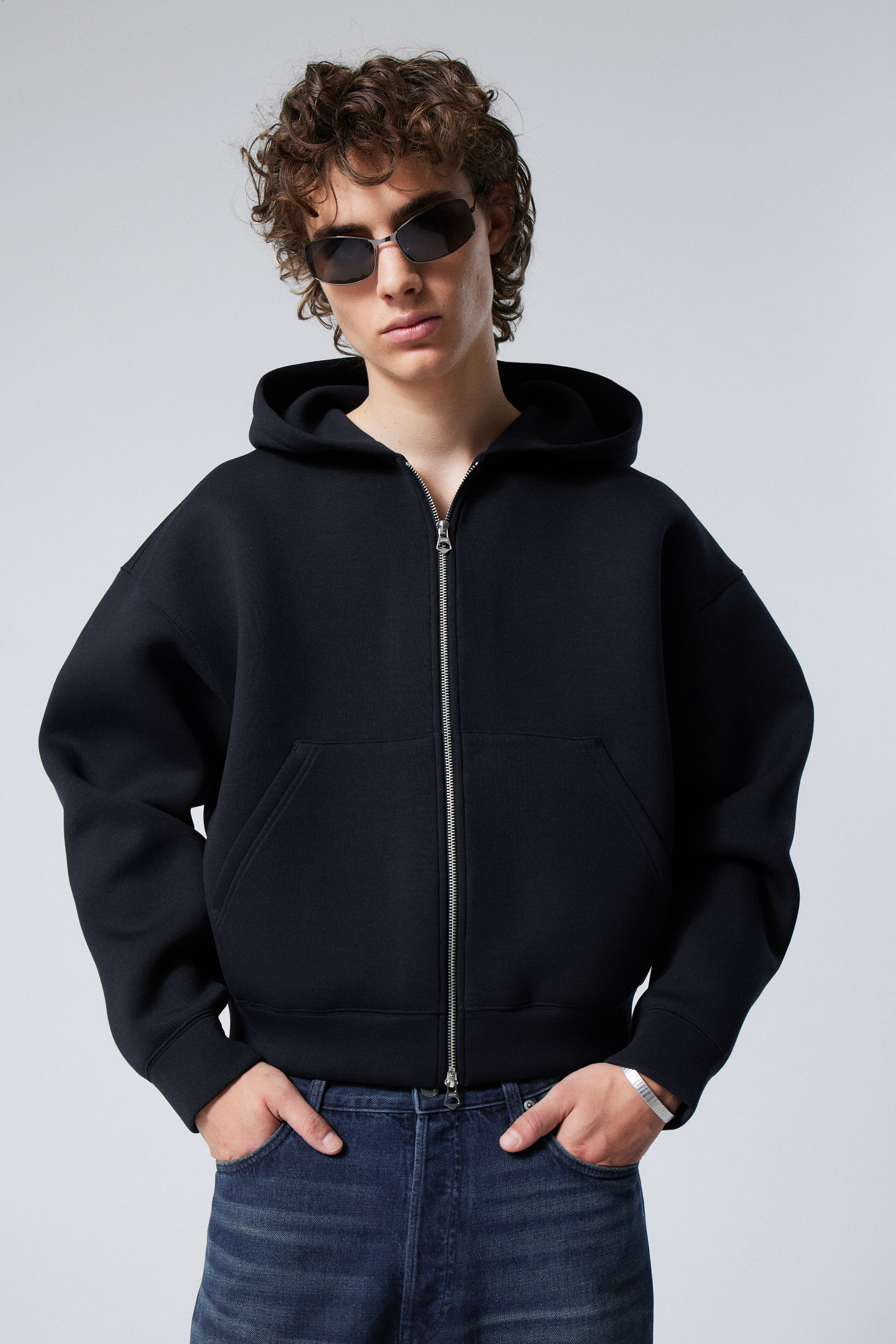 #2C303E - Simon Scuba Zip Hoodie - 1