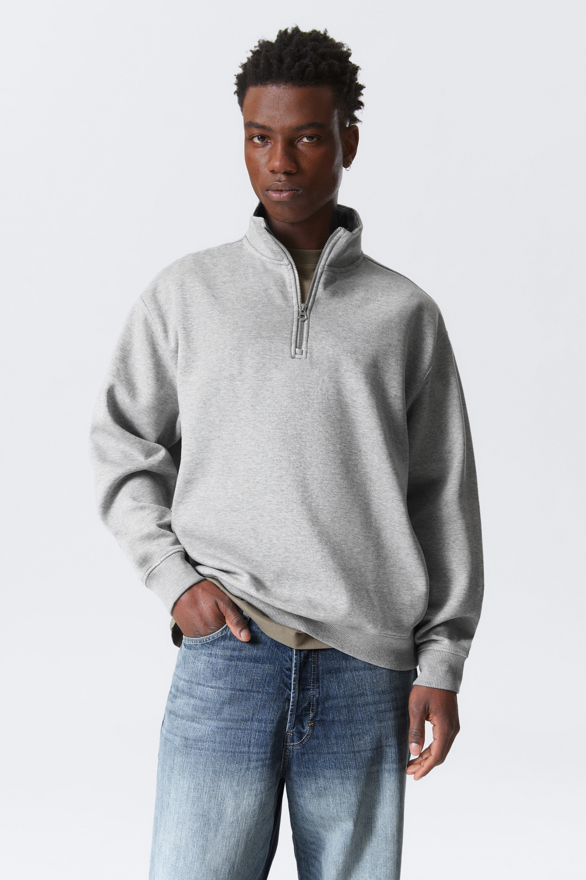 【美品】ドゥーズィエムクラス Half Zip Sweater 人気商品は Deuxieme Classe（ドゥーズィエムクラス）の「*Half