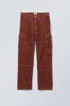 Rust - Joel Relaxed Cargo Trousers - 0