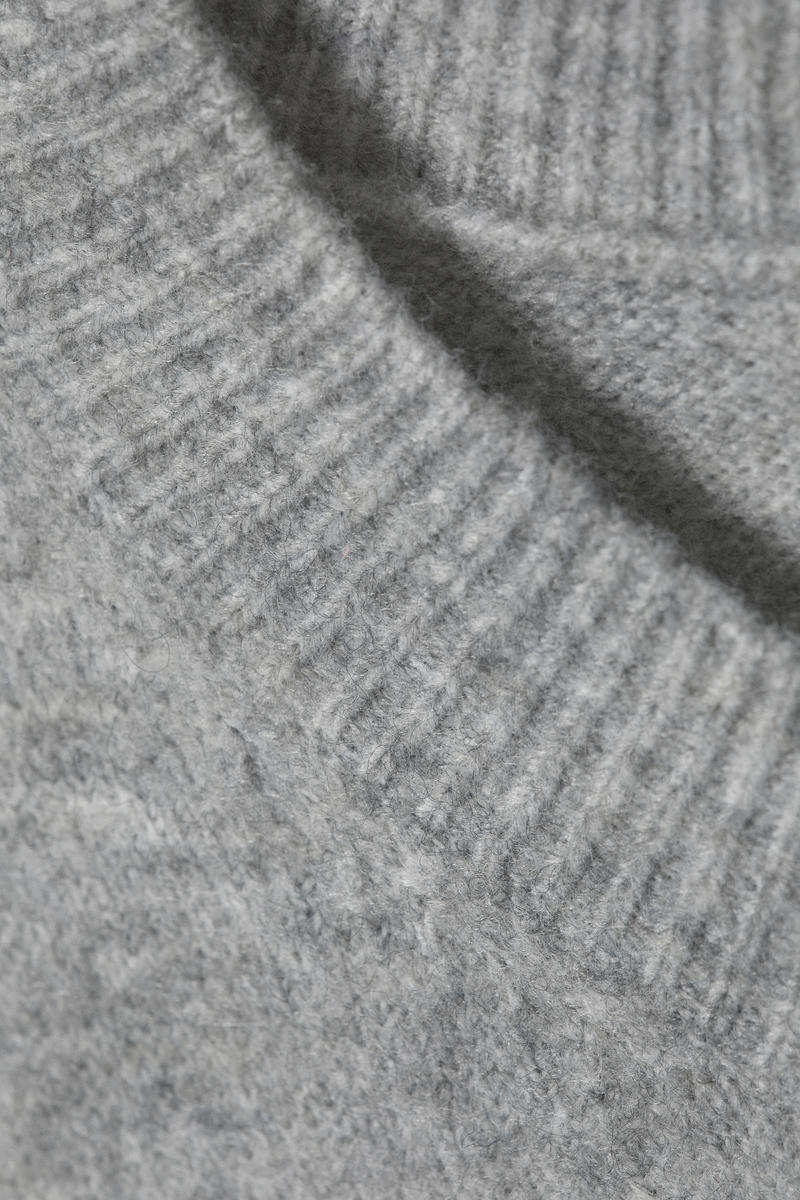 annie knit sweater - Dusty Grey | Weekday EU
