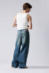 Jackpot Blue - Astro Loose Baggy Jeans - 8