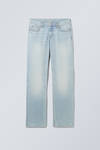 Aeon Blue - Light Blue - Arrow Low Rise Regular Straight Leg Jeans - 2