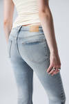 Stone Blue - Light Blue - Flame Low Rise Slim Flared Leg Jeans - 4