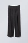 Black - Uno Loose Suit Trousers - 2