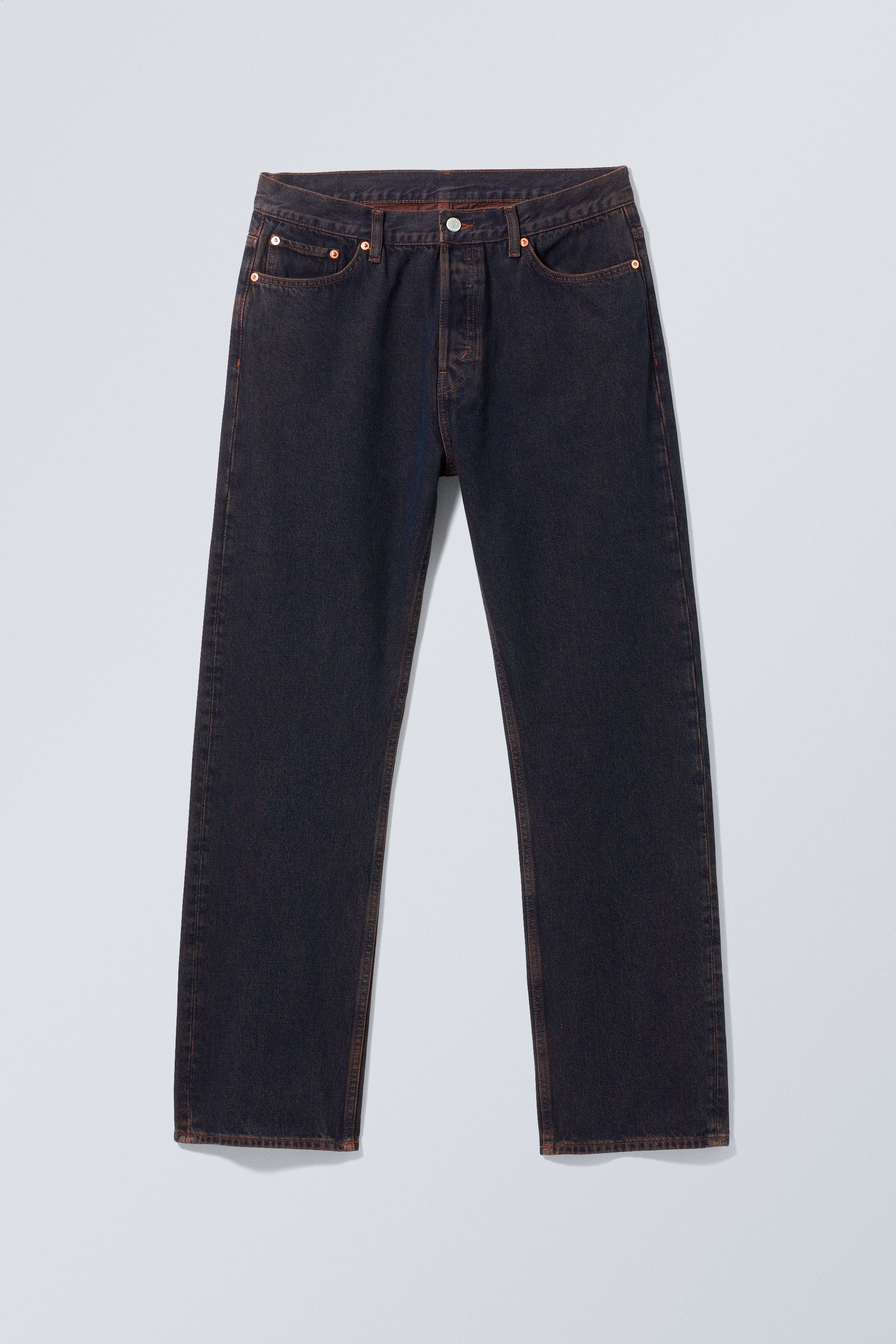 #0000FF - Space Relaxed Straight Jeans - 2